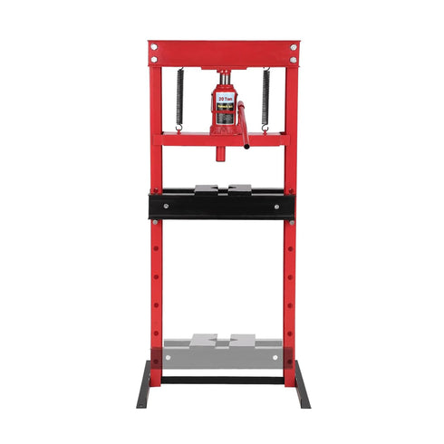 Dulytek 20 Ton Hydraulic Benchtop Shop Press with Adjustable Height Bed
