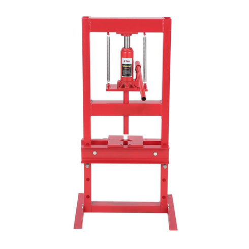 Dulytek 6 Ton Hydraulic Benchtop Shop Press with Adjustable Height Bed
