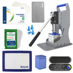 Dulytek® DM2 2 Ton Personal Rosin Heat Press and Accessories Bundle