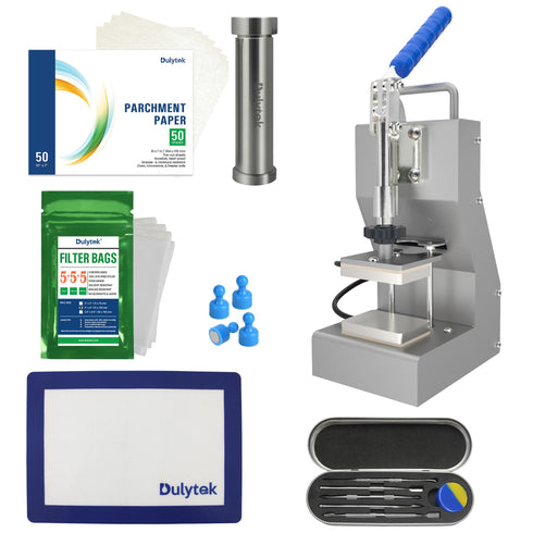 Dulytek® DM800 Personal Rosin Heat Press and Accessories Bundle
