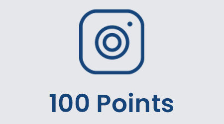 Dulytek Loalty Rewards Program - Earn 100 points for following us on Instagram
