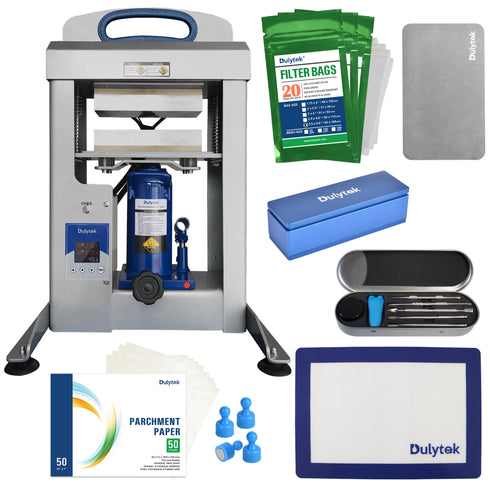 Dulytek® DHP20 20-Ton Hydraulic Heat Press and Accessories Bundle