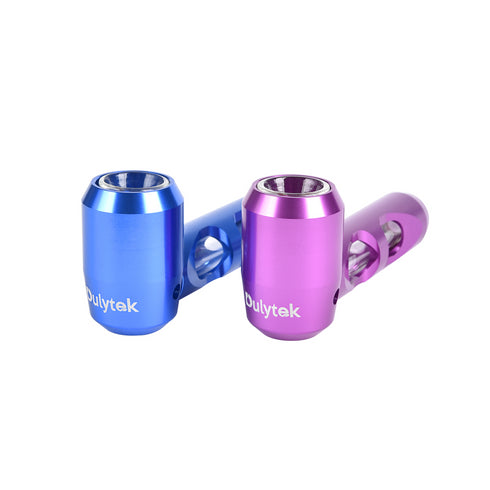 Dulytek® Shockproof Glass and Metal Pollen Bowl Pipe