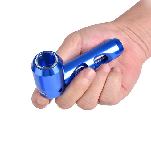 Dulytek® Shockproof Glass and Metal Pollen Bowl Pipe