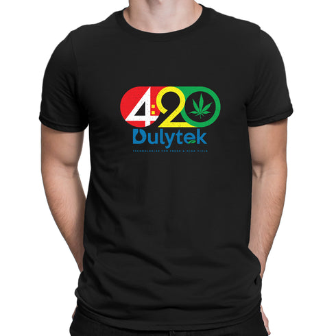Dulytek® 420 Series T-Shirt, 100% Cotton, Black, Unisex
