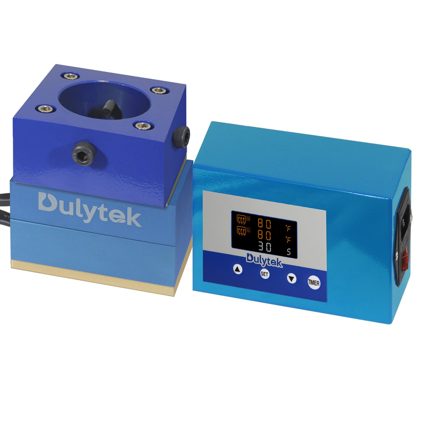 Dulytek Rosin Press Kit with 3 x 4 Inch Heat Plates for 315 Ton Shop